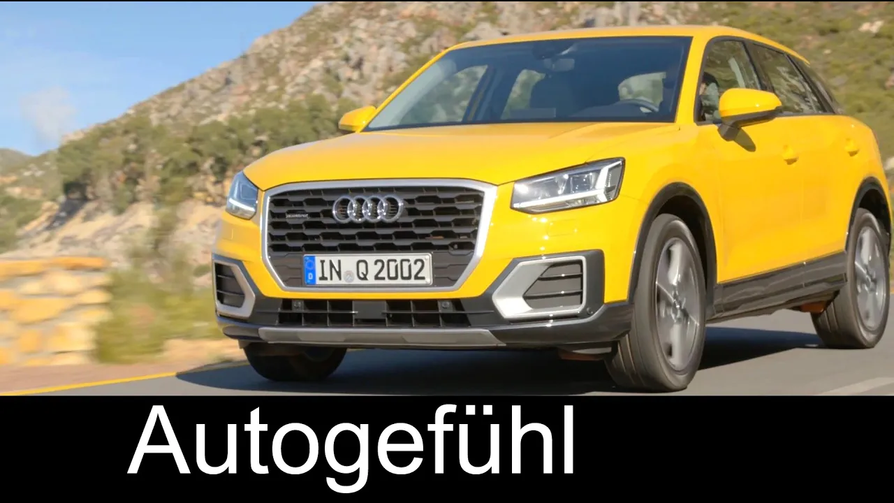 The new Audi Q2 interior/exterior performance + driving - Autogefühl