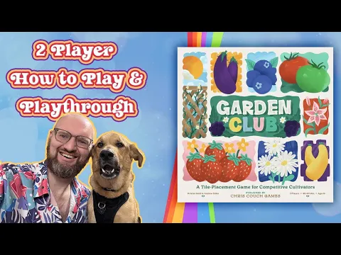 Garden Club Board Game Teach and Playthrough