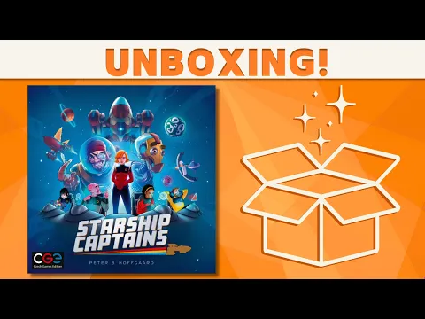 Starship Captains - Boardgame Unboxing!