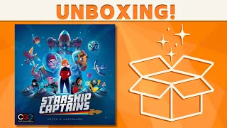 Starship Captains - Boardgame Unboxing!