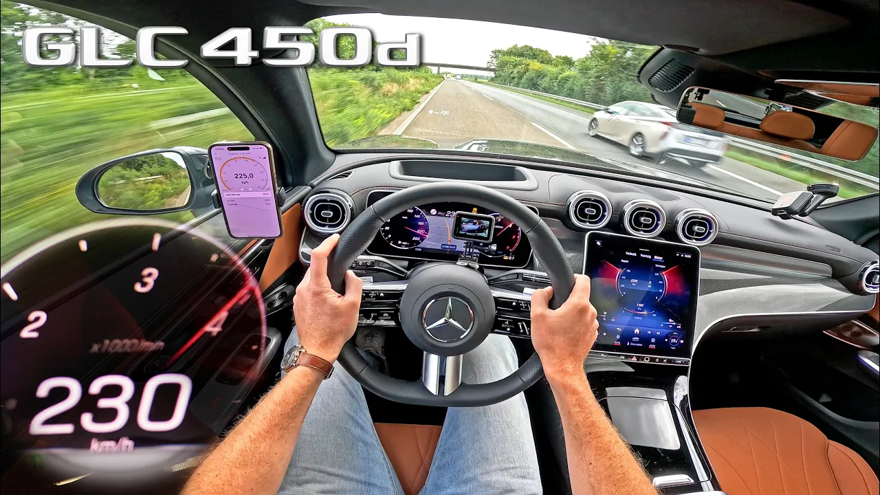 FORGET AMG! 2025 Mercedes GLC 450d is STRAIGHT SIX TURBO on AUTOBAHN!