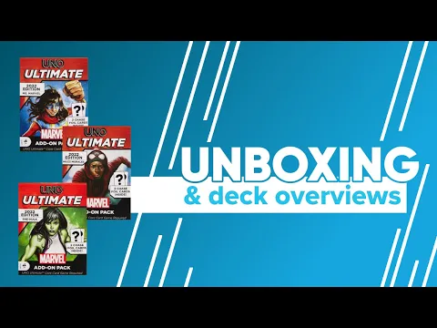 Marvel Uno Ultimate Ms Marvel, Miles Morales, & She Hulk Add-on Unboxing & Deck Overviews