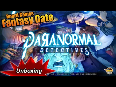 Hands only - Unboxing | Paranormal Detectives (2019) | Boardgame - Brettspiel