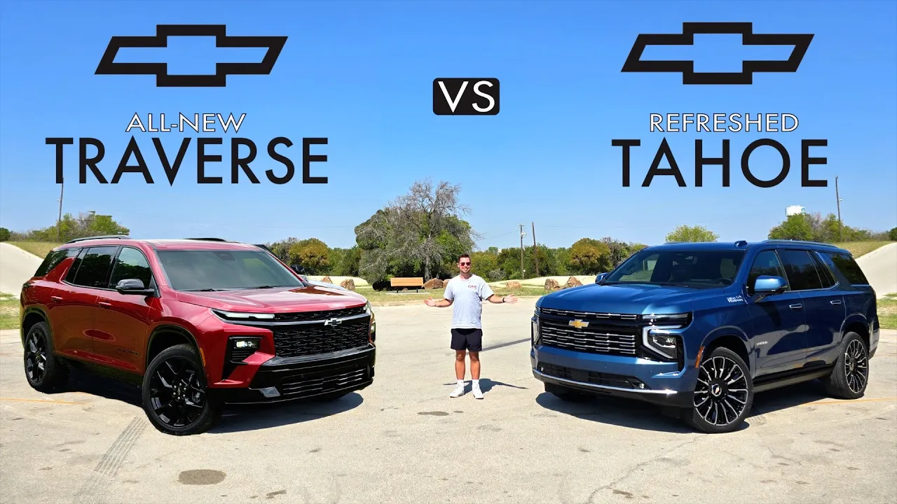 3-ROW SIBLINGS! -- 2025 Chevy Tahoe vs. 2025 Chevy Traverse: Comparison