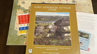 Fort Jefferson Attack Game (THGC) - Unboxing and First Look at The Historical Game Company