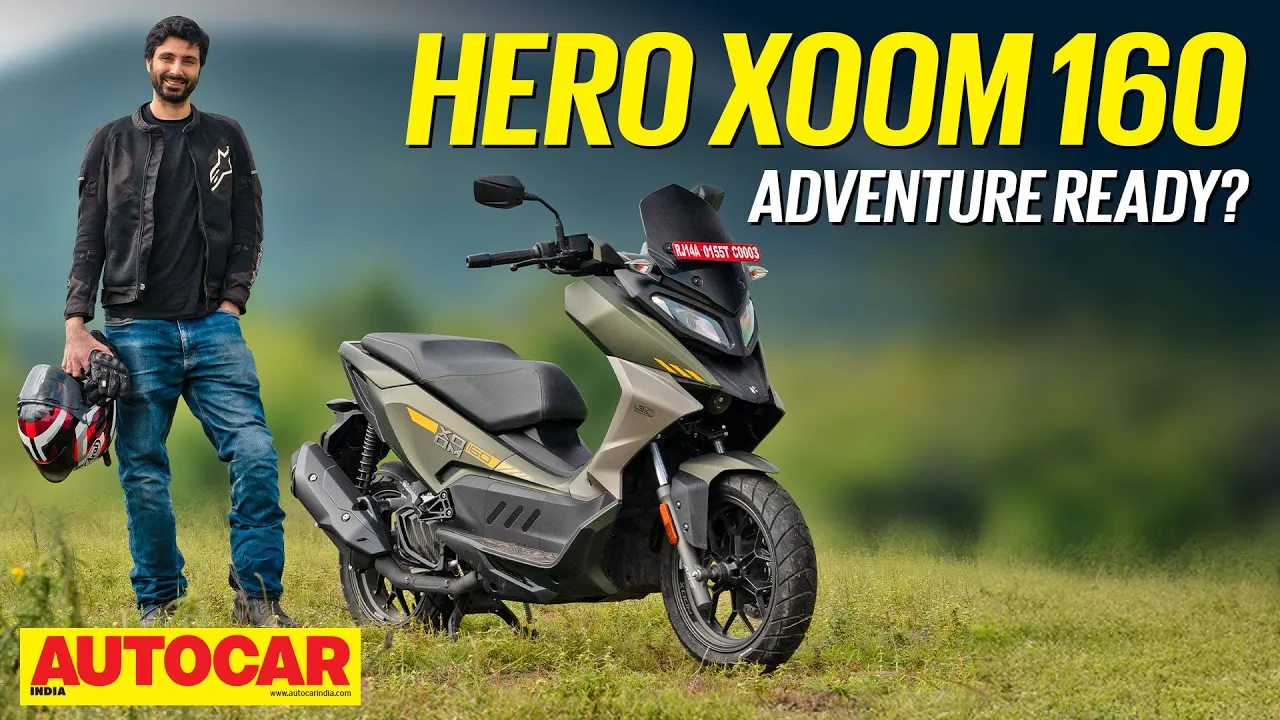 Hero Xoom 160 review - ADV-style maxi scooter to take on Aerox 155 | First Ride | Autocar India