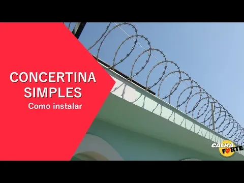 Concertina Espiral Aço Galvanizado Cinza 30x500cm Calha Forte