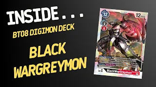Inside…Blackwargreymon DECK - BT08 DIGIMON CARD GAME (4K60fps)