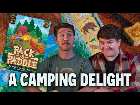 Pack & Paddle | Camping, Canoeing, and Clever Tile Drafting | Board Game Preview