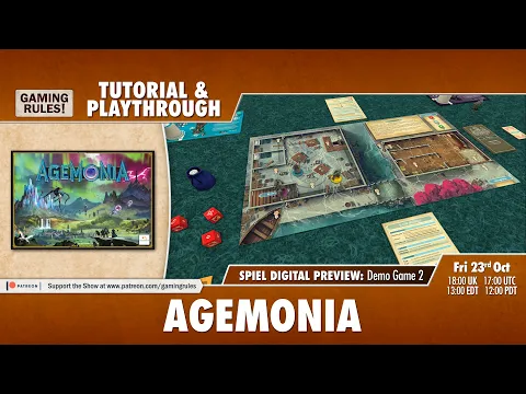 Agemonia - Tutorial & Playthrough Demo for Spiel Digital - Game 2