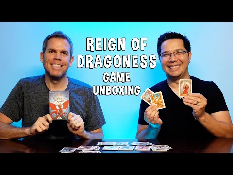 Unboxing Reign of Dragoness - Magical Dragon Card Game