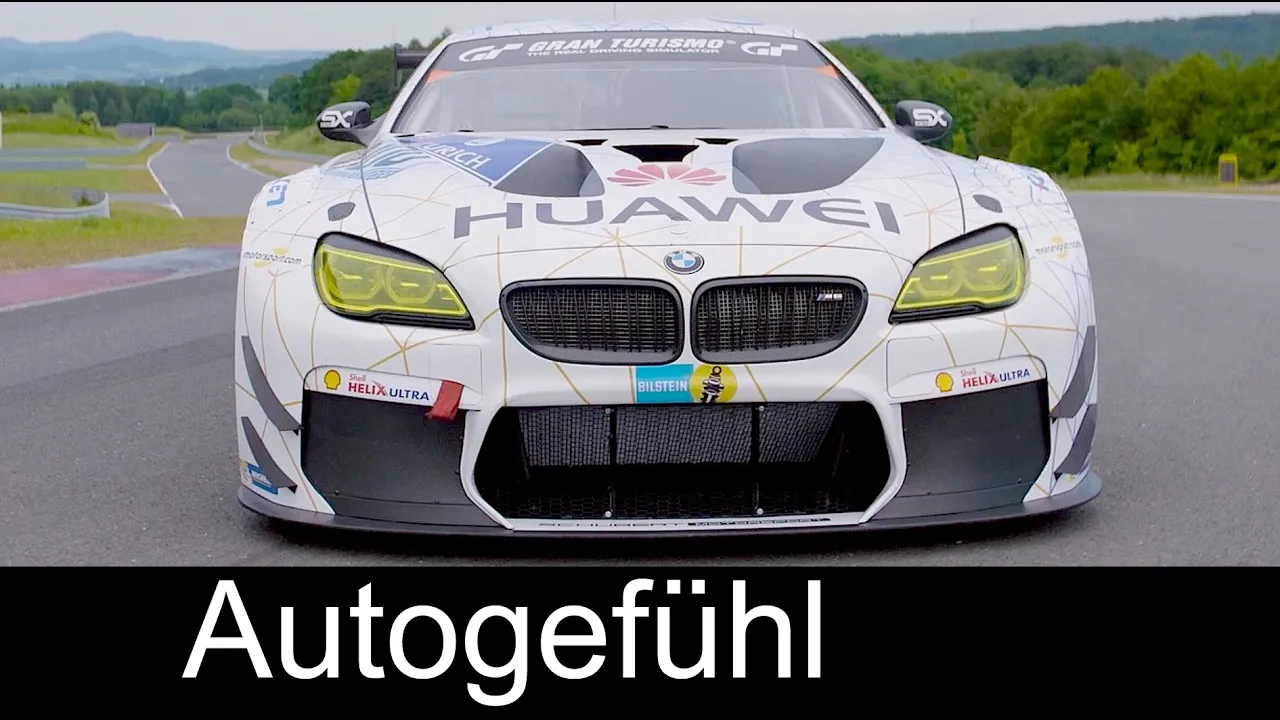 BMW M6 GT3 585 hp Sound Racetrack Exterior/Interior