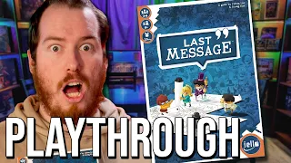Last Message | Board Game Playthrough