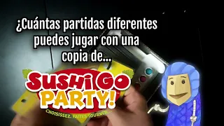Calculando cuántas partidas únicas puedes jugar en Sushi Go Party