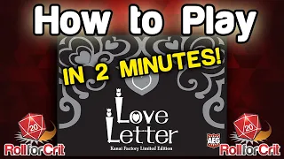 How to Play Love Letter - Roll For Crit