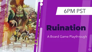 Mad Max the board game? Ruination live playthrough