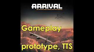 Arrival prototype gameplay with designer Phil Eklund, with promo 1 (2 players), TTS
