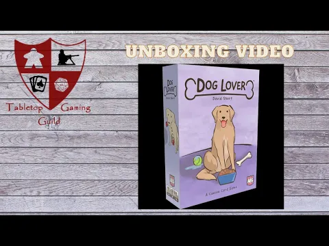 Dog Lover Card Game Unboxing