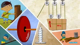 Pulley, Wheel, Lever and More Simple Machines - Science for Kids | Educational Videos by Mocomi Pulley, Wheel, Lever and More Simple Machines - Science for Kids | Educational Videos by Mocomi