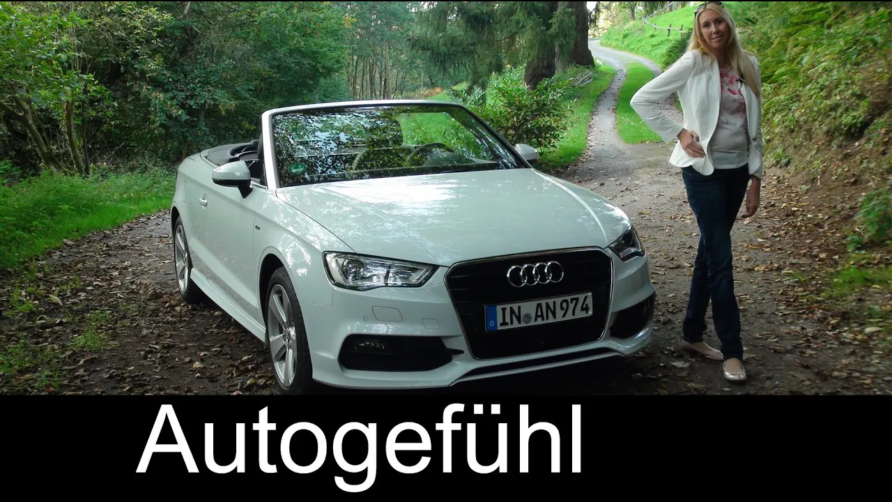 2015 Audi A3 Cabriolet test drive review - does TDI work for convertible? Autogefühl