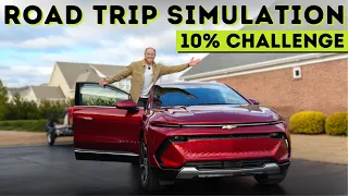 2025 Chevy Equinox EV FWD Is A Thirsty Beast! 10% Challenge Road Trip Simulation