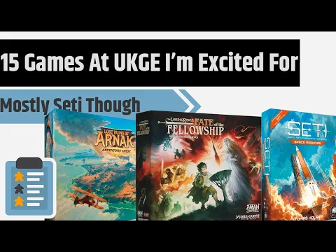 Top 15 Games At UKGE 2025 That I'm Excited For