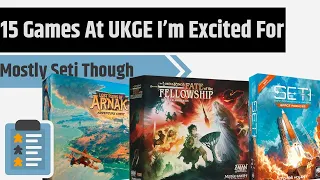 Top 15 Games At UKGE 2025 That I'm Excited For