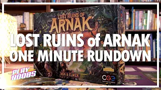 Lost Ruins of Arnak - ONE MINUTE RUNDOWN