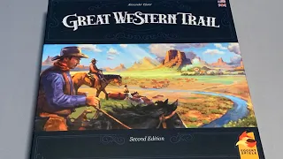 Great Western Trail 2nd edition unboxing