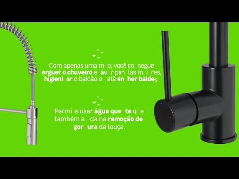 Torneira Monocomando Gourmet para Pia de Cozinha Bica Alta Cromada Thomas Delinia