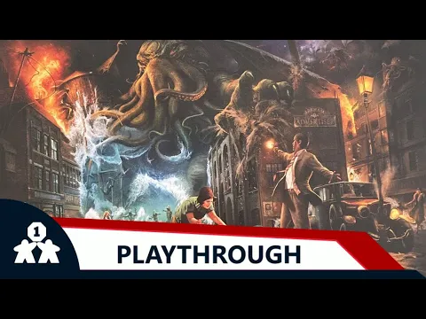 Arkham Horror: The Drowned City scenario 1 play (review copy provided)