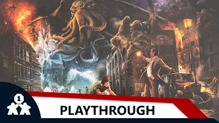 Arkham Horror: The Drowned City scenario 1 play (review copy provided)