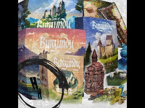 Unboxing The Castles of Burgundy: Special Edition (Majestic pledge)