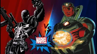 Spaceknights, Are doing it for themselves!: Marvel Champions Gameplay Venom vs Vision