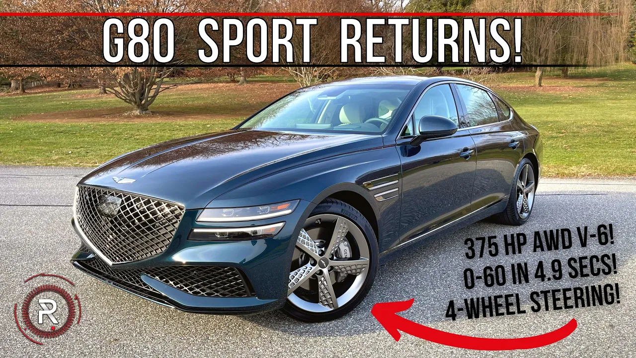 The 2022 Genesis G80 Sport Is An Enticing Combination Of Style, Speed, & Luxury