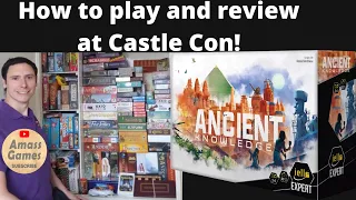 Ancient Knowledge how to setup play and review board game Castle Con AmassGames 4K #boardgame