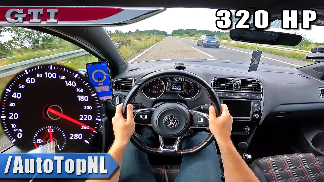 320HP VW Polo GTI 6C on Autobahn by AutoTopNL