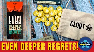First Look! Even Deeper Regrets Board Game Expansion for Deep Regrets @tettixgames​