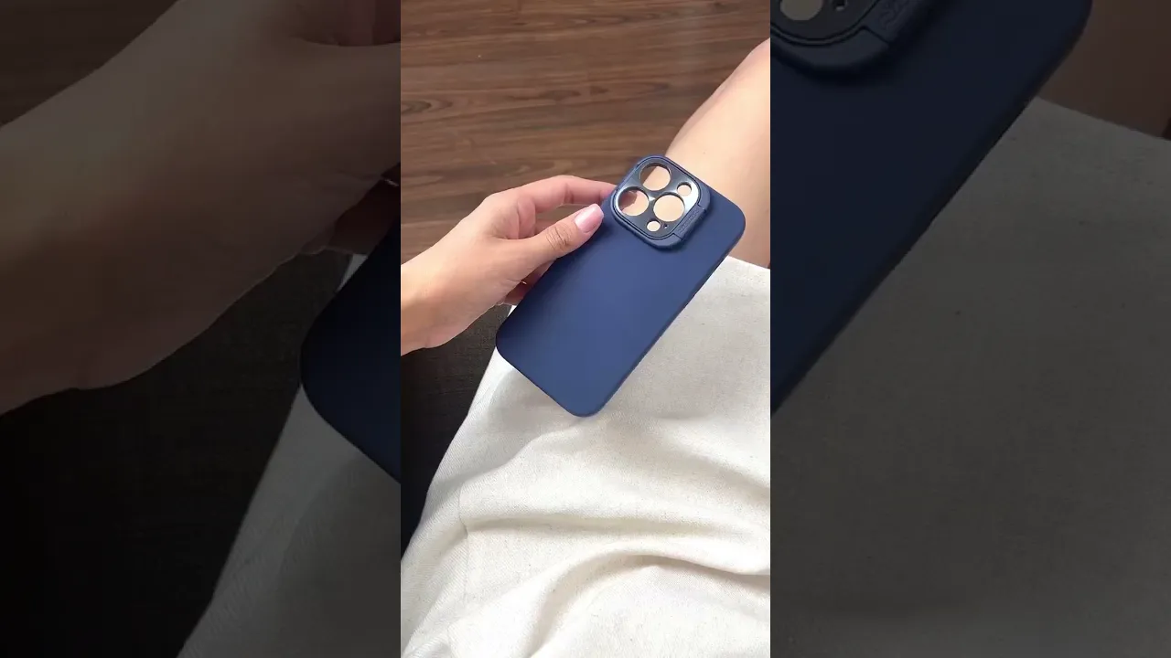 Чехол Silicone Nillkin LensWing Magnetic для Apple iPhone 15 Pro (6.1"), Синий / Blue