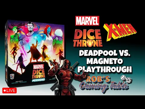 Marvel Dice Throne Missions Solo Playthrough (Deadpool vs. Magneto)