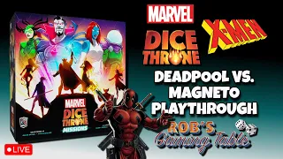 Marvel Dice Throne Missions Solo Playthrough (Deadpool vs. Magneto)