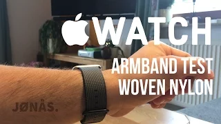 TEST: Apple Watch Woven Nylon Armband in Space Grey
