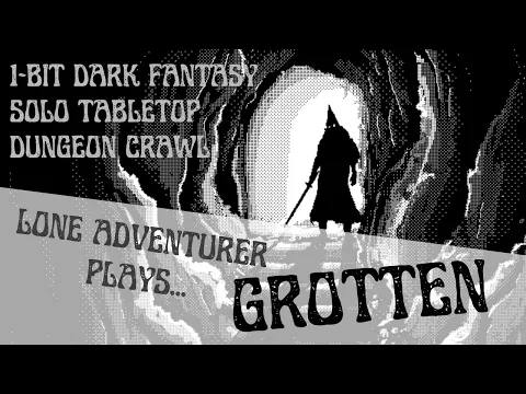 Grotten | A minimalist dungeon crawler rpg game | Playthrough