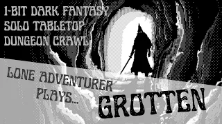 Grotten | A minimalist dungeon crawler rpg game | Playthrough