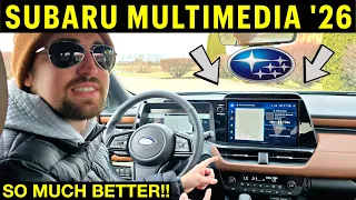 ALL-NEW Subaru Multimedia Infotainment! (replaces StarLink) | 2026 Detailed Tutorial and Review