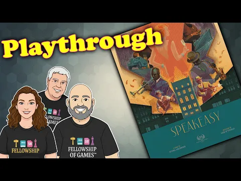 Speakeasy Board Game Playthrough | Full Gameplay of the Prohibition-Era Strategy Game