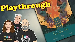 Speakeasy Board Game Playthrough | Full Gameplay of the Prohibition-Era Strategy Game
