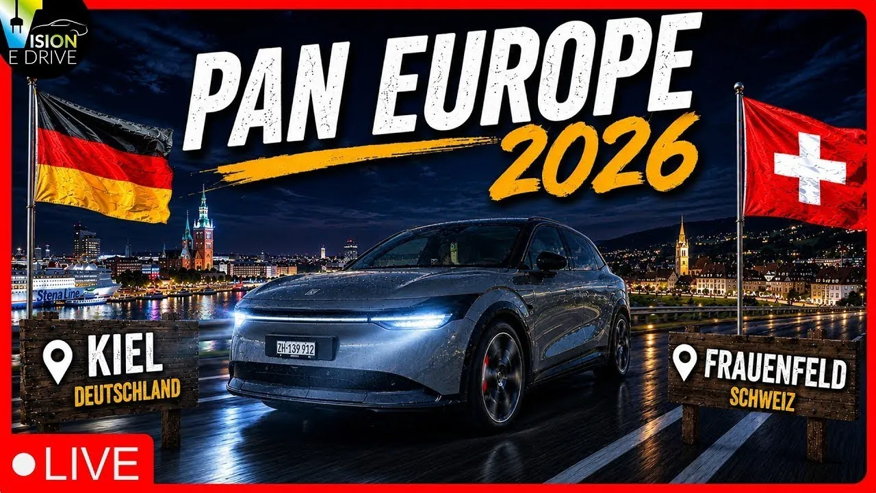 Pan Europe mit dem ZEEKR 7X Privilege AWD - Von Kiel 🇩🇪 nach Frauenfeld 🇨🇭 - 15'000km Roadtrip!