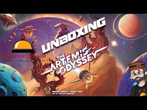 The Artemis Odyssey Unboxing, Check out the components in the Deluxe edition of The Artemis Odyssey