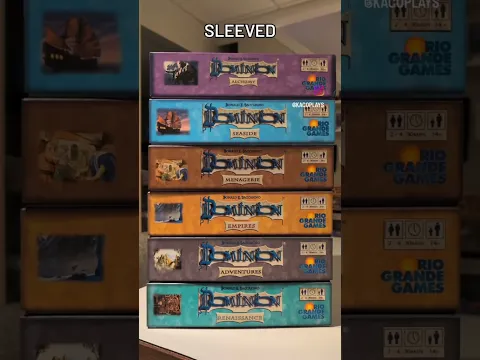 Collapsing 6 Dominion expansions into one 3D printed insert